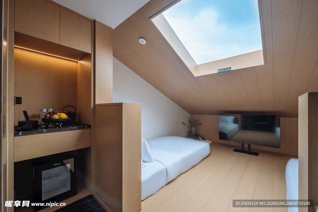阁楼卧室简约舒适空间
