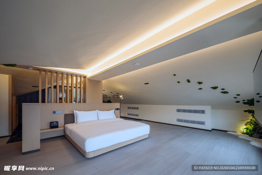 现代简约风格卧室空间