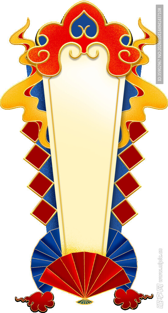 中式传统边框装饰图案