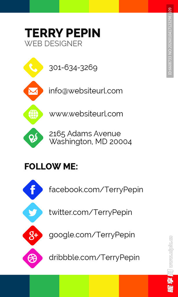 多彩社交媒体联系信息