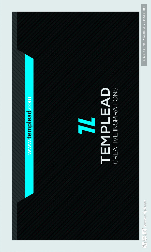 黑色背景科技风模板