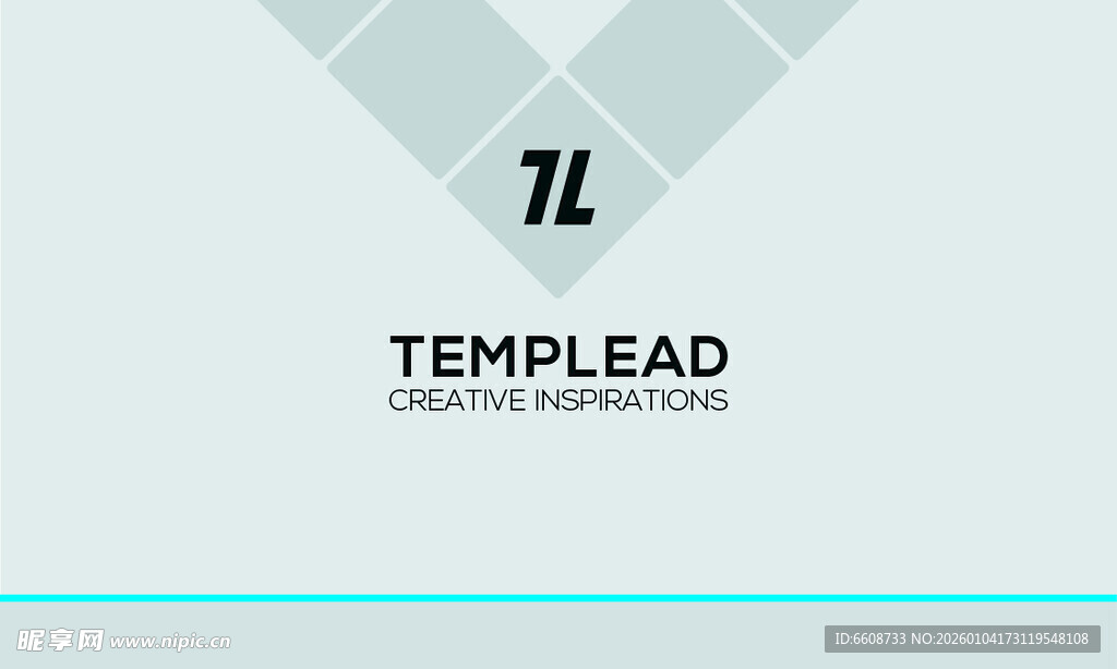 简约几何风格模板标识