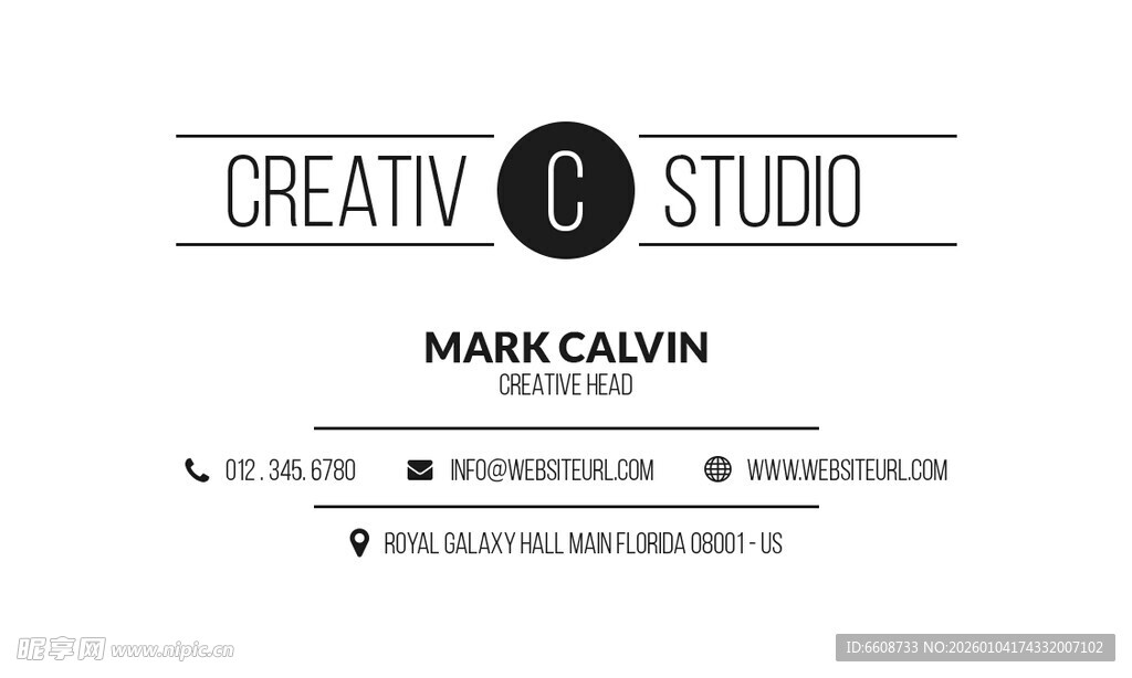 创意工作室简约标志设计