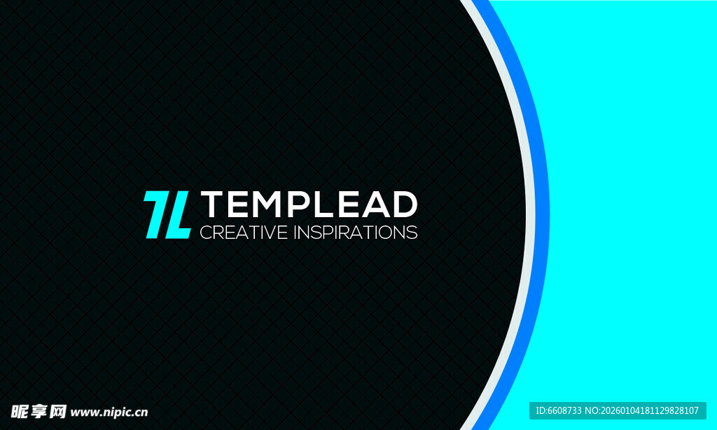 黑色背景模板设计图