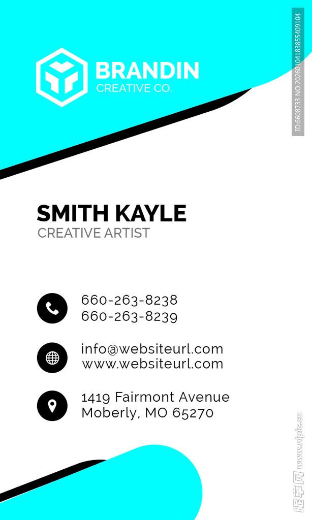 简约名片设计模板