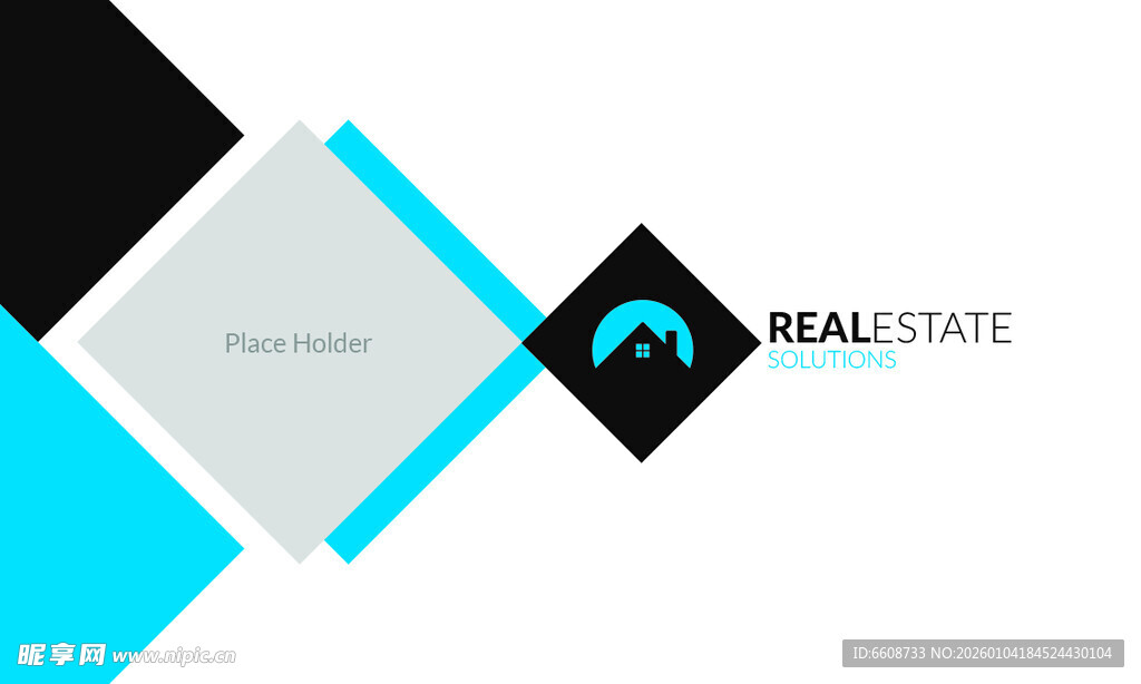 现代简约房地产标志设计