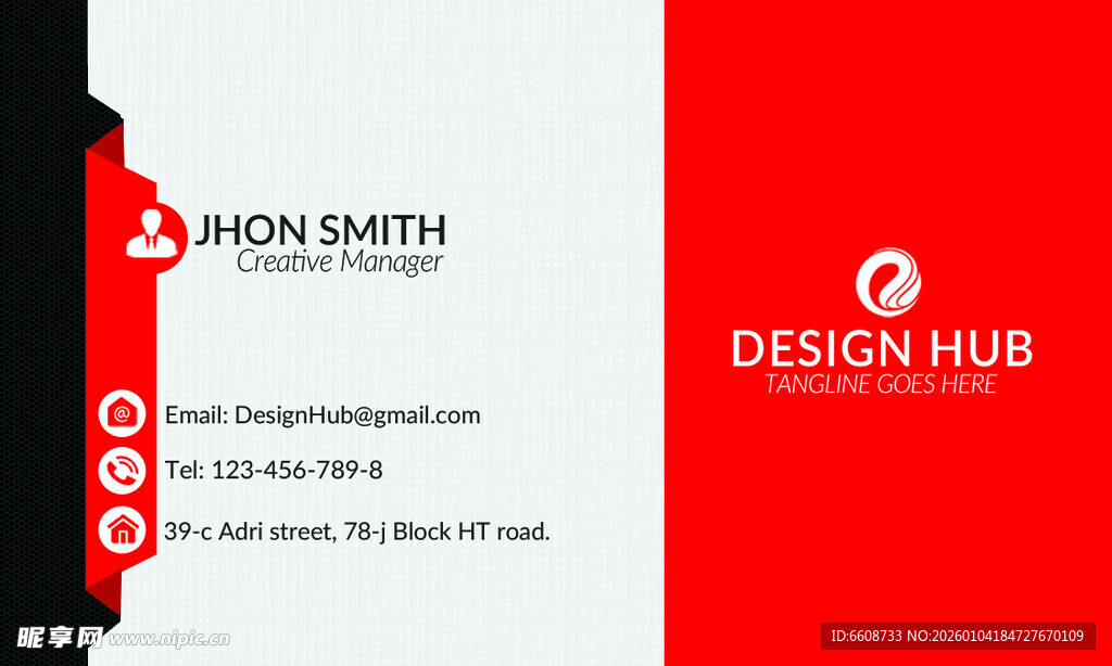 创意设计名片模板展示