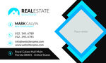 现代简约房地产名片设计