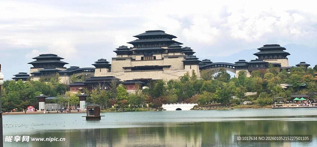 兴汉胜景建筑群美景