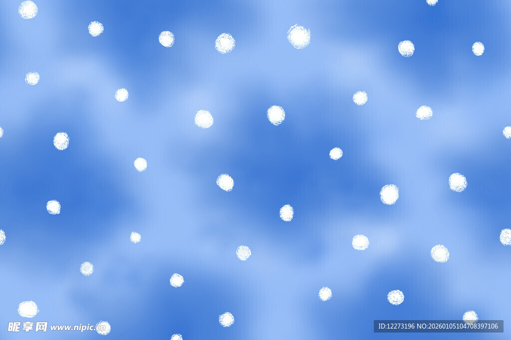 蓝色背景上的白色点状图案