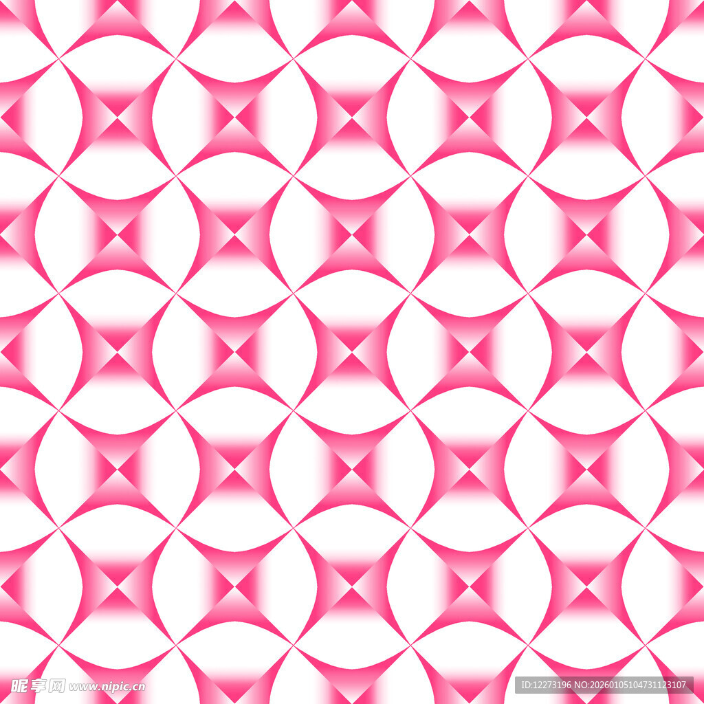 粉色几何图案无缝背景