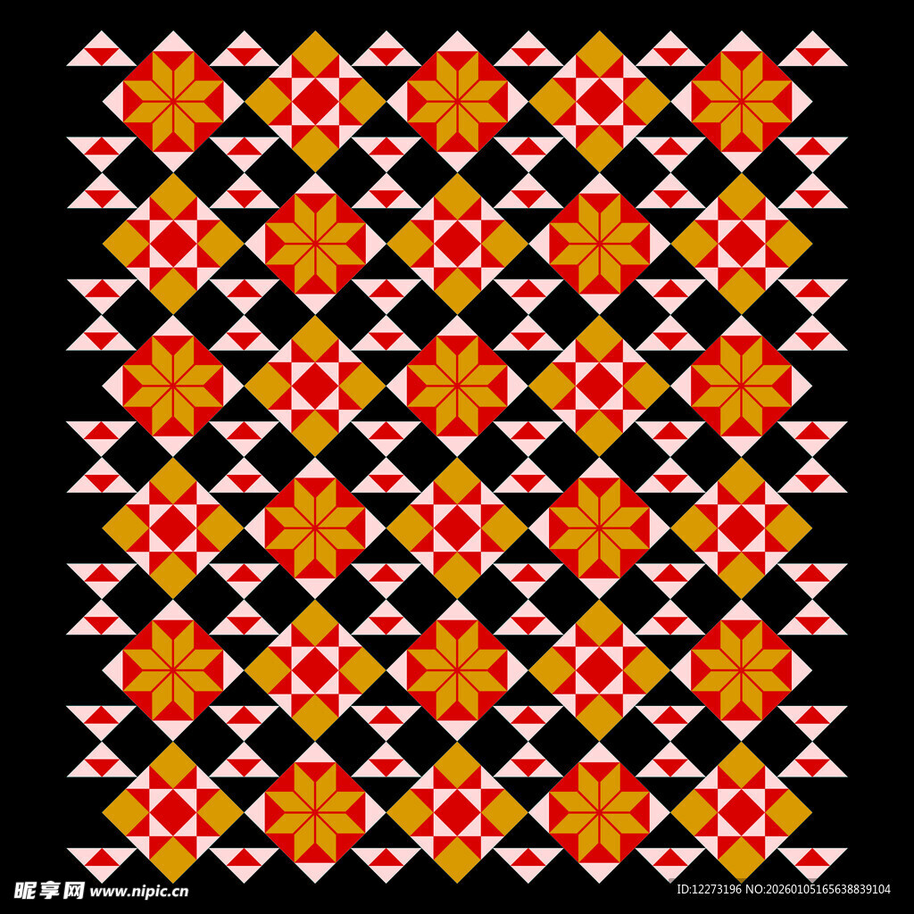 民族风几何图案装饰花纹