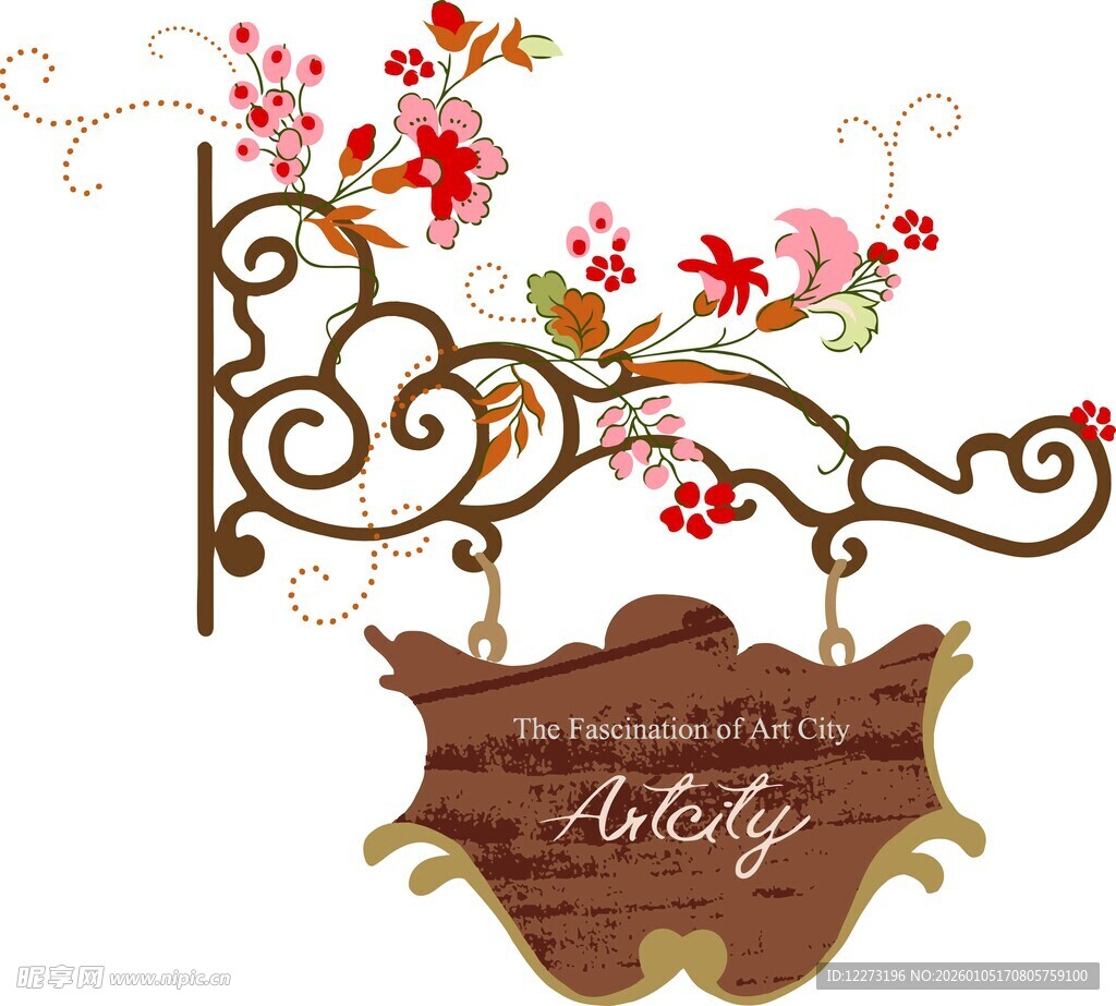 铁艺婚礼装饰牌