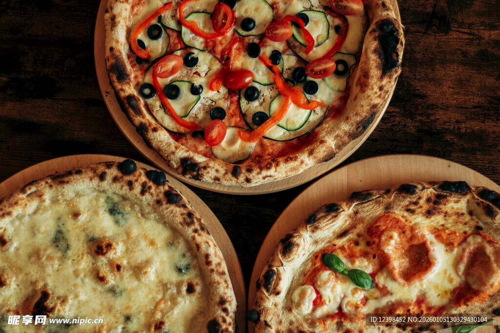 多样美味披萨诱人呈现