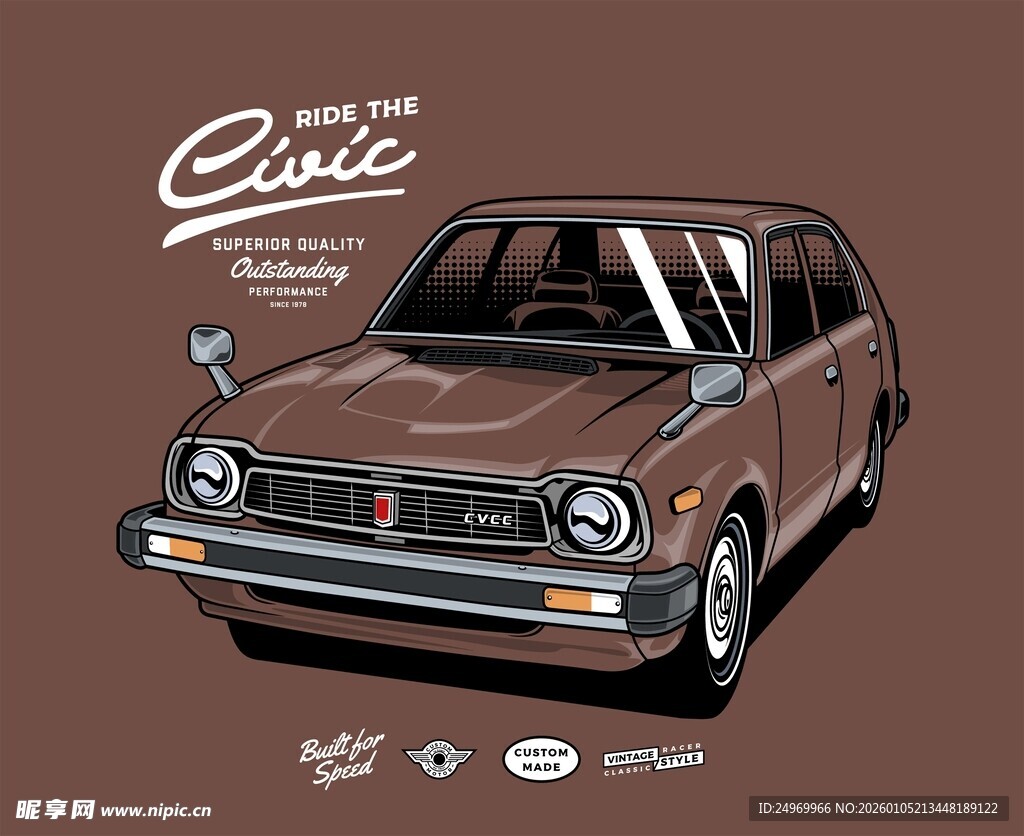 复古经典汽车展示