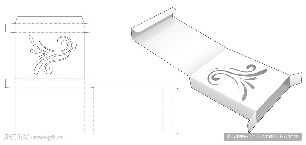 精美镂空纸盒设计图