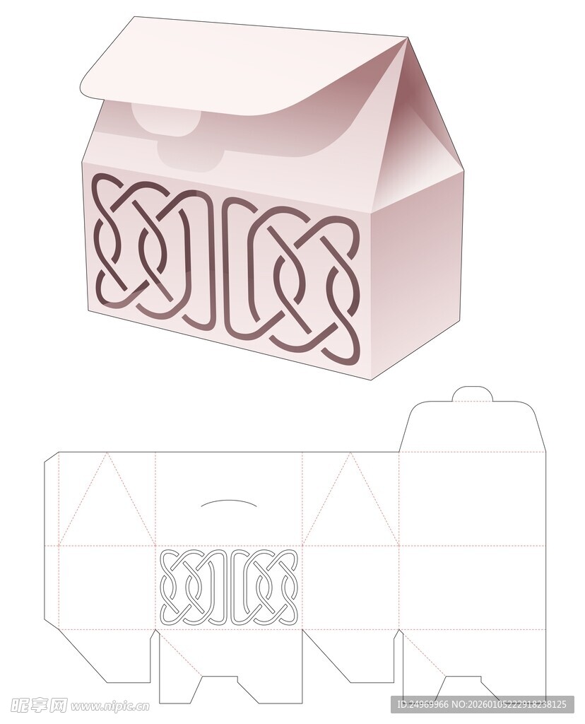 纸质包装盒设计模板