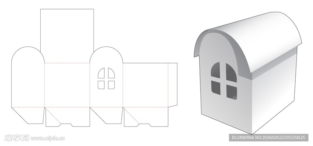 房屋纸模设计图
