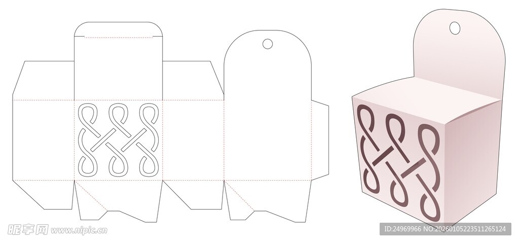 纸盒包装模板设计图