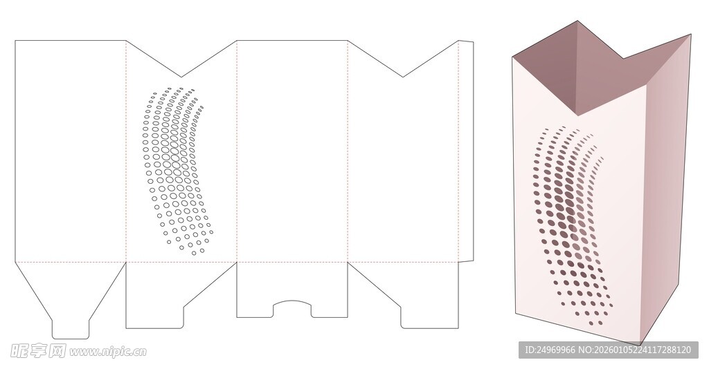 纸盒包装展开设计图