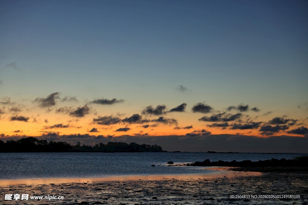 海边日落美景