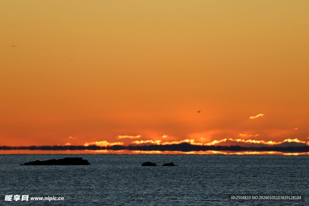 海上日落美景