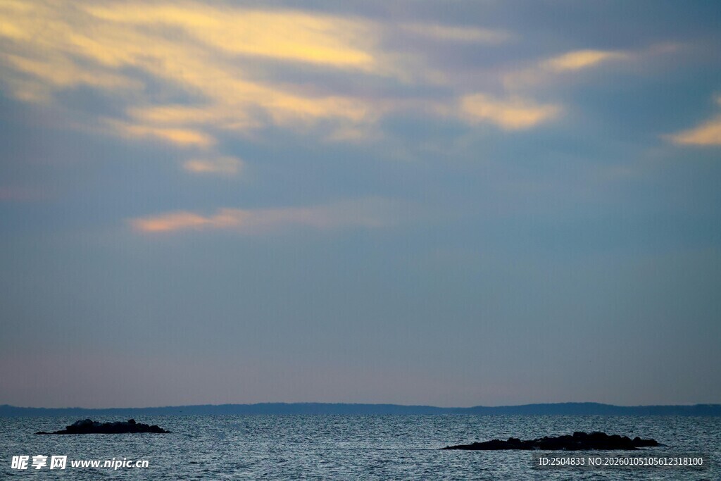 海上黄昏美景