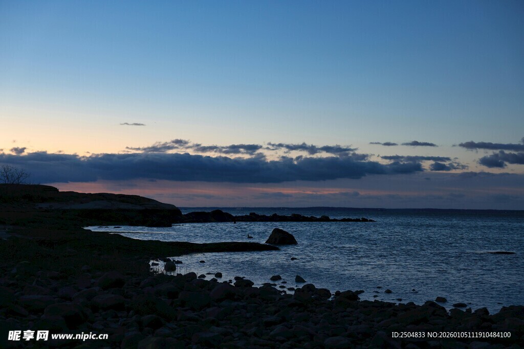 海边黄昏美景