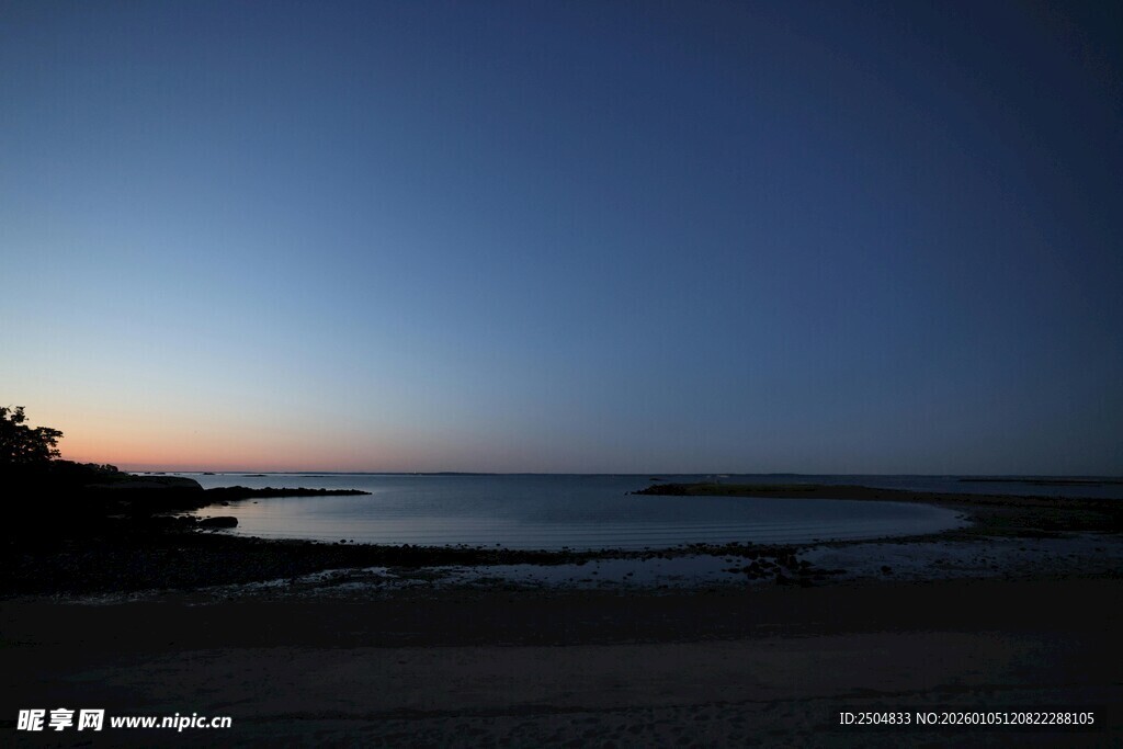 海边黄昏美景