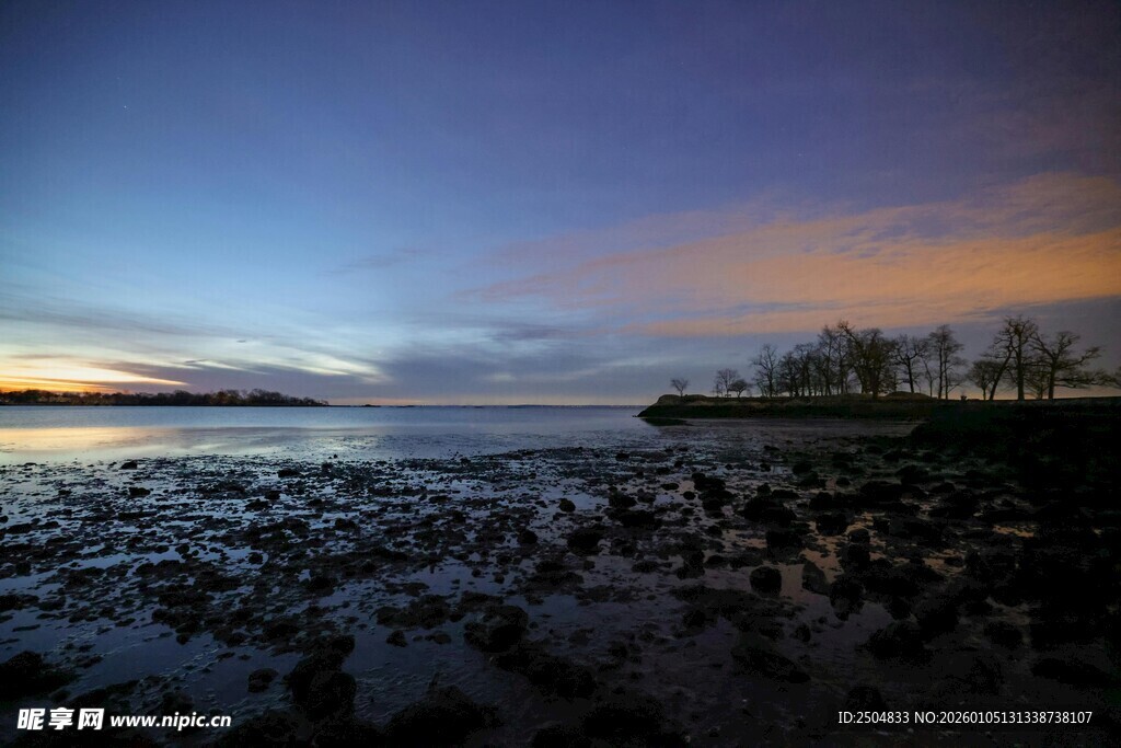 海边黄昏美景