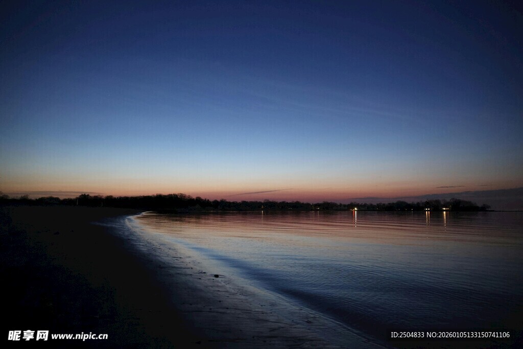 海边黄昏美景