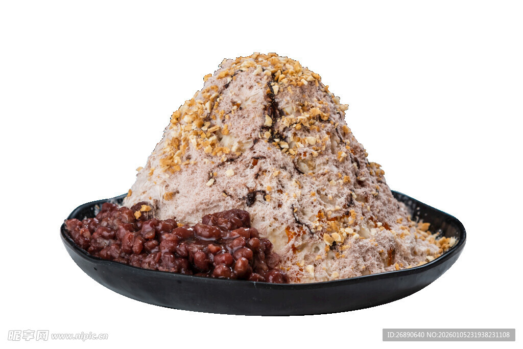 红豆坚果绵绵冰