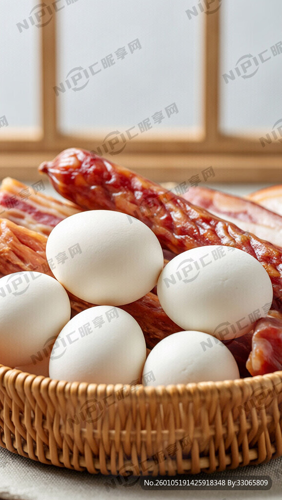 鸡蛋腊肉香肠邮寄图片