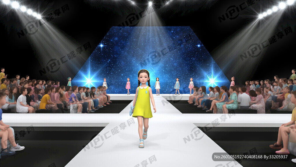 少儿模特走秀大赛 时尚大气