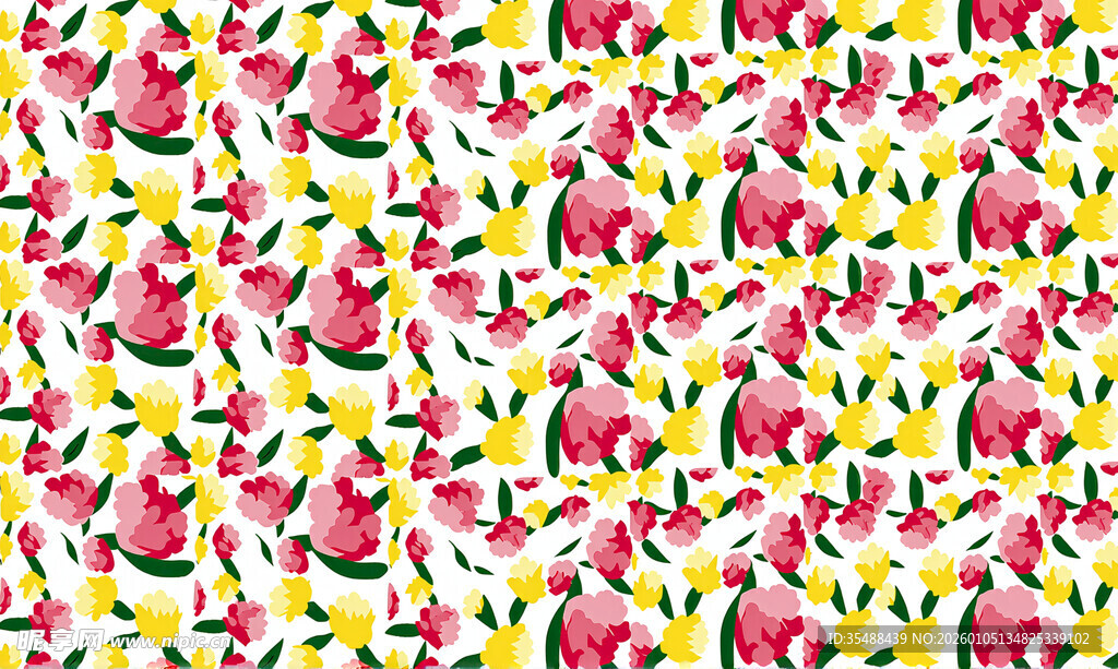 多彩水果图案背景纹理