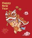 萌娃舞狮贺新年