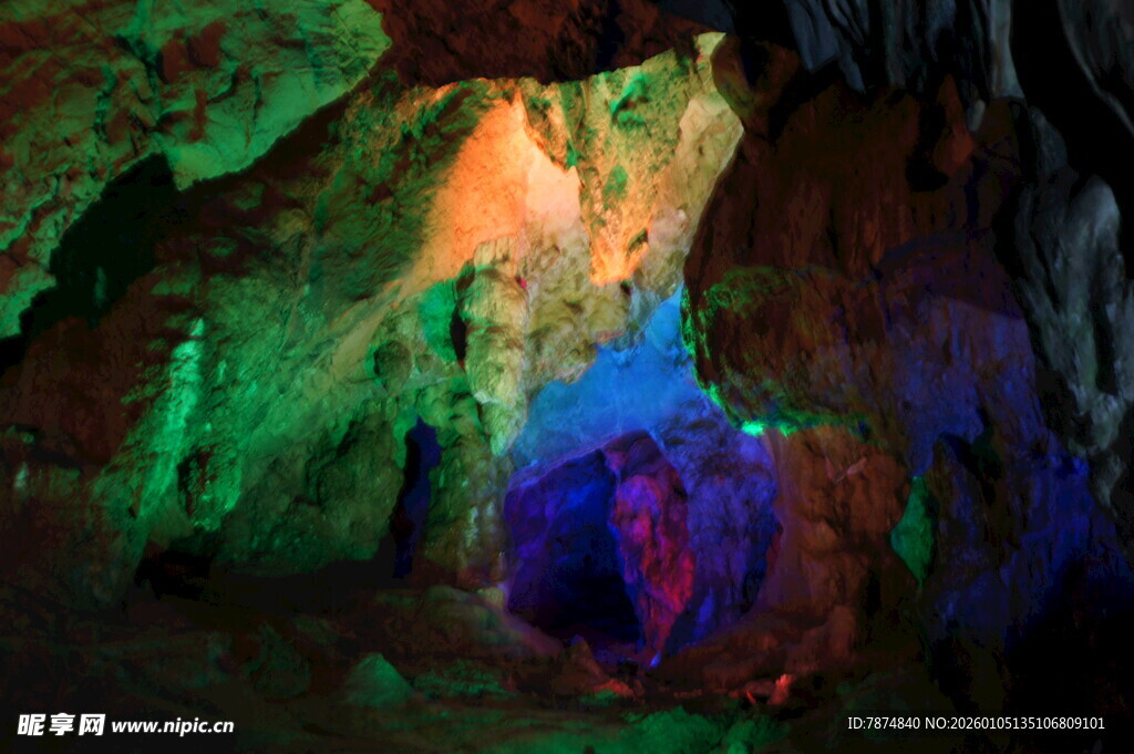 梦幻溶洞景观