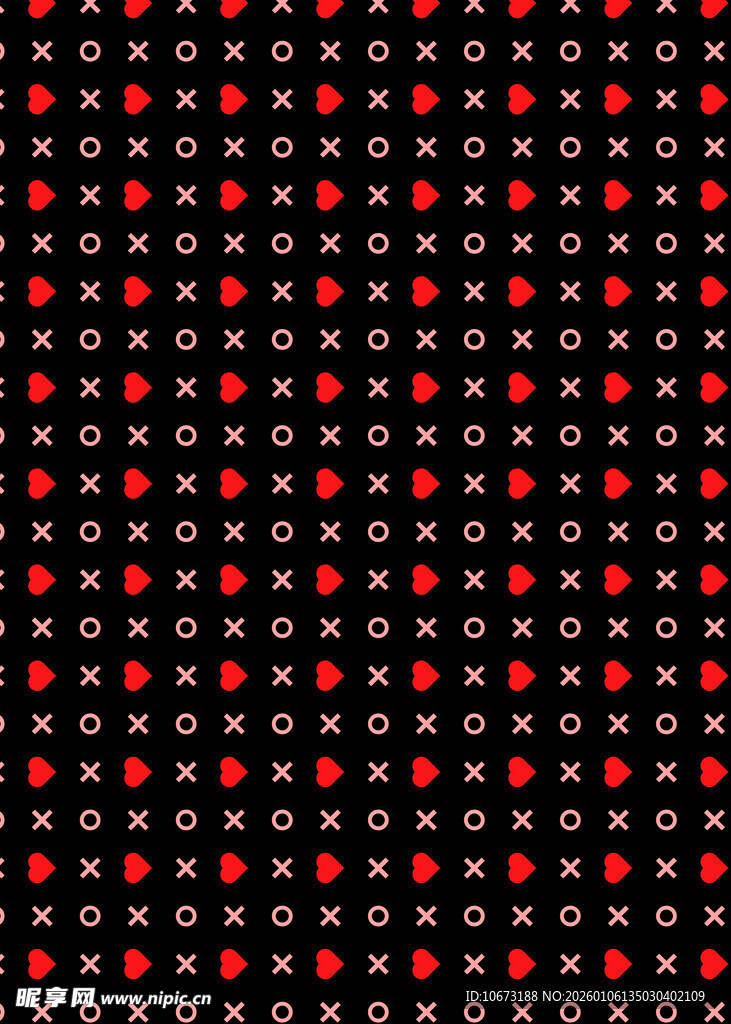 黑色背景上的红色点状图案