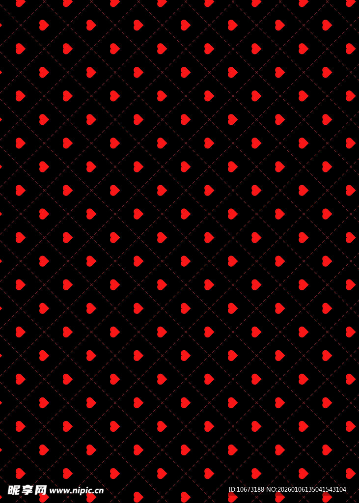 红色波点背景纹理图案