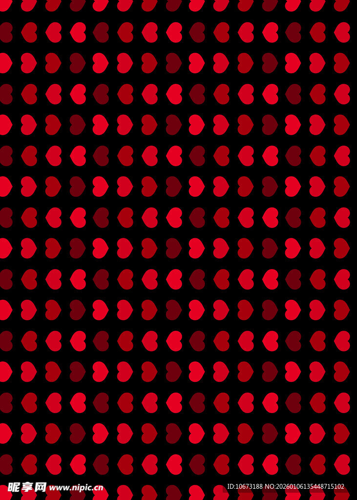 红色圆点图案背景