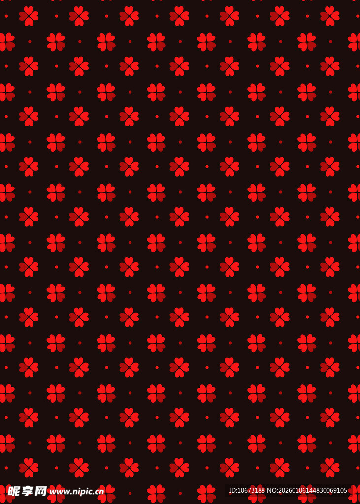 黑底红点几何图案纹理