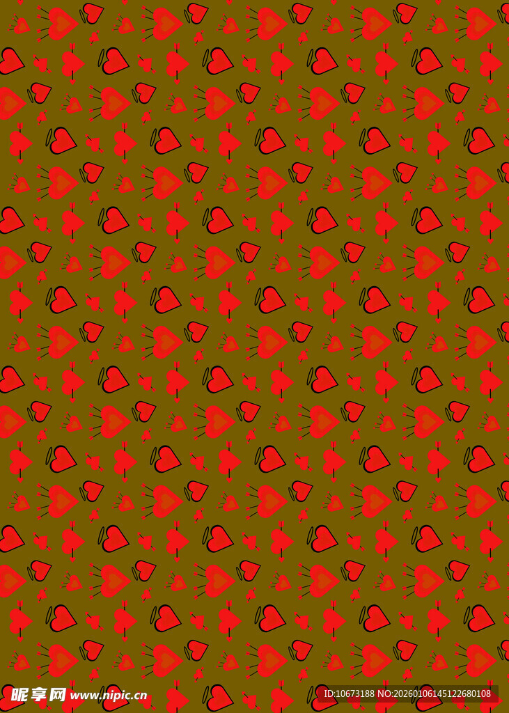 红色圆点图案背景纹理