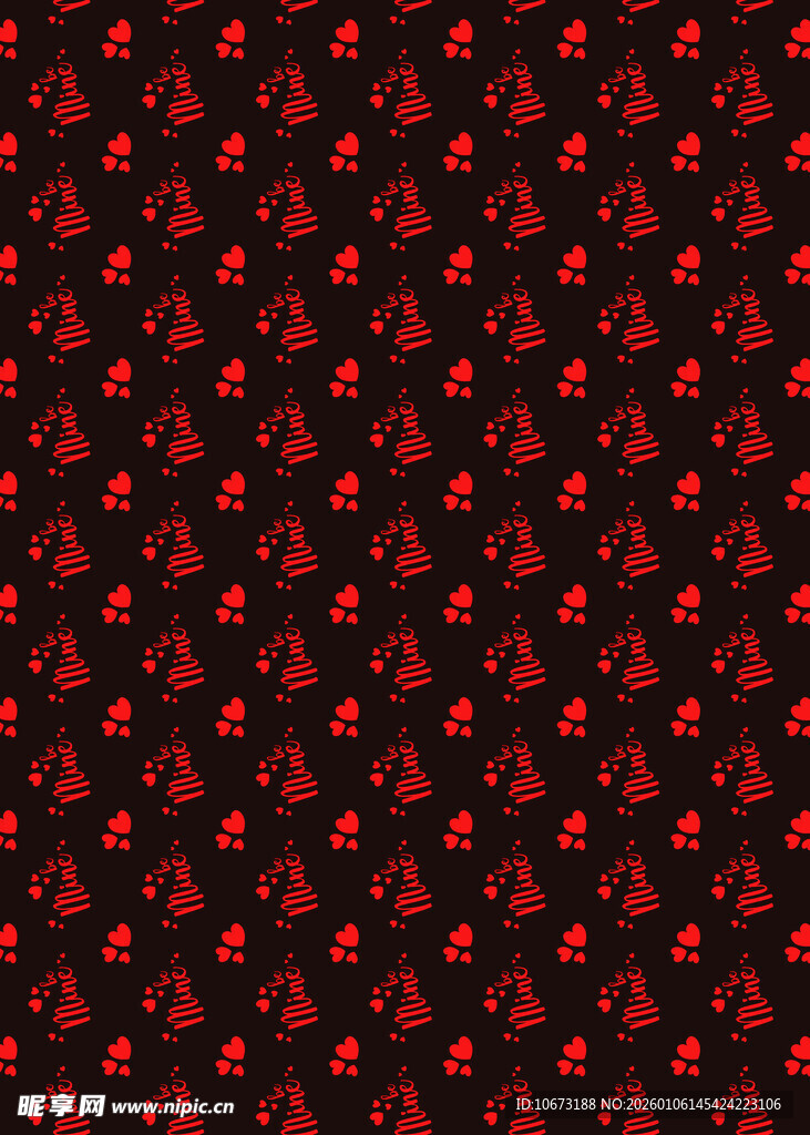 红色几何花纹图案背景