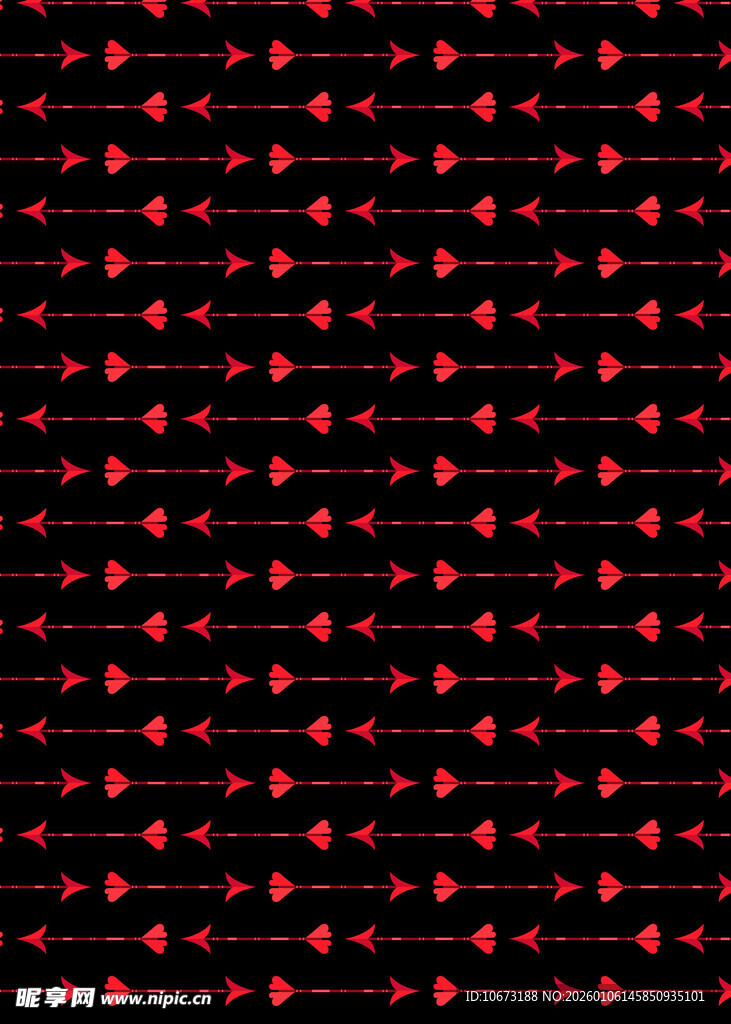 红色点阵图案背景