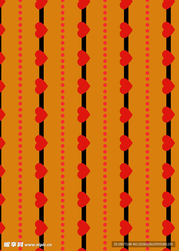 橙黄红相间几何条纹图案