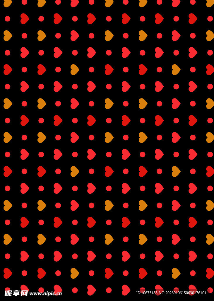 多彩圆点构成的图案背景