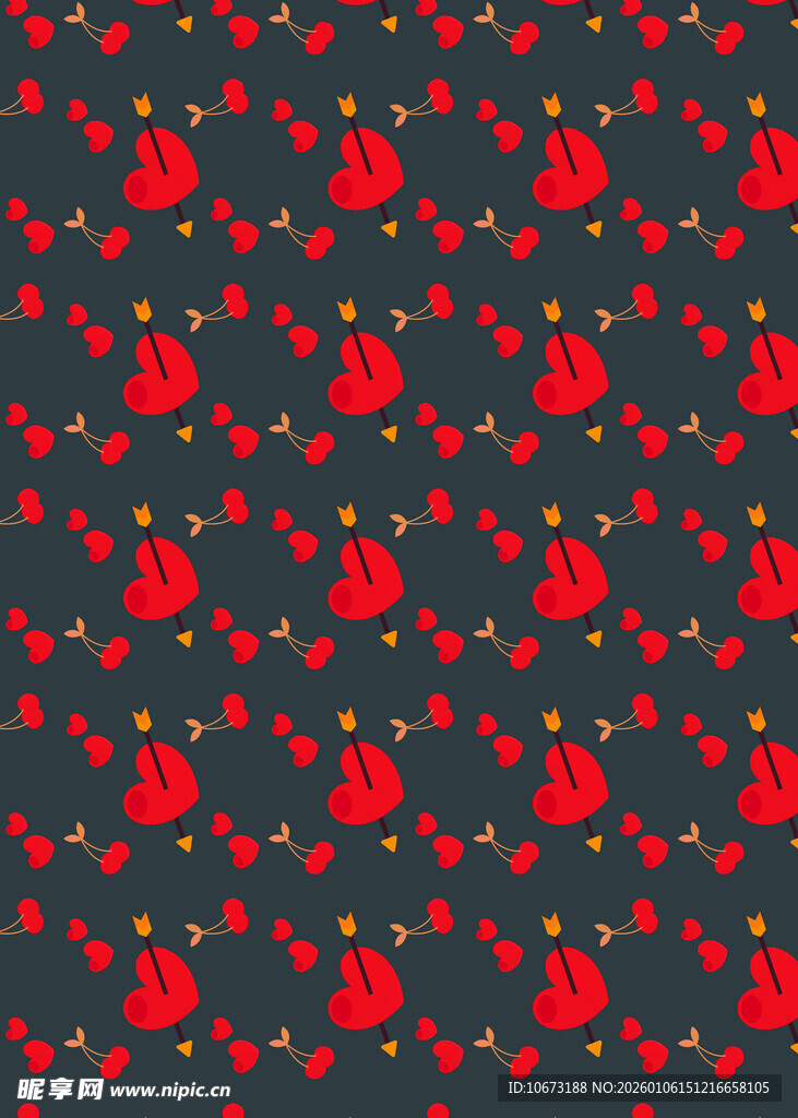 圣诞主题红色图案背景