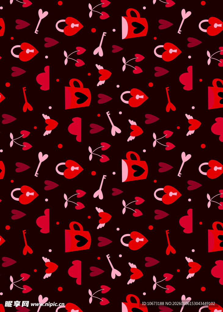 红黑眼睛锁图案背景纹理