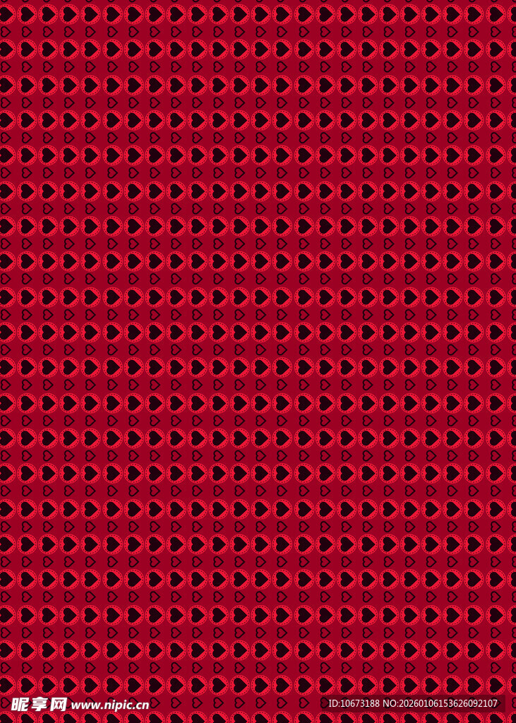 红色细密孔洞纹理背景