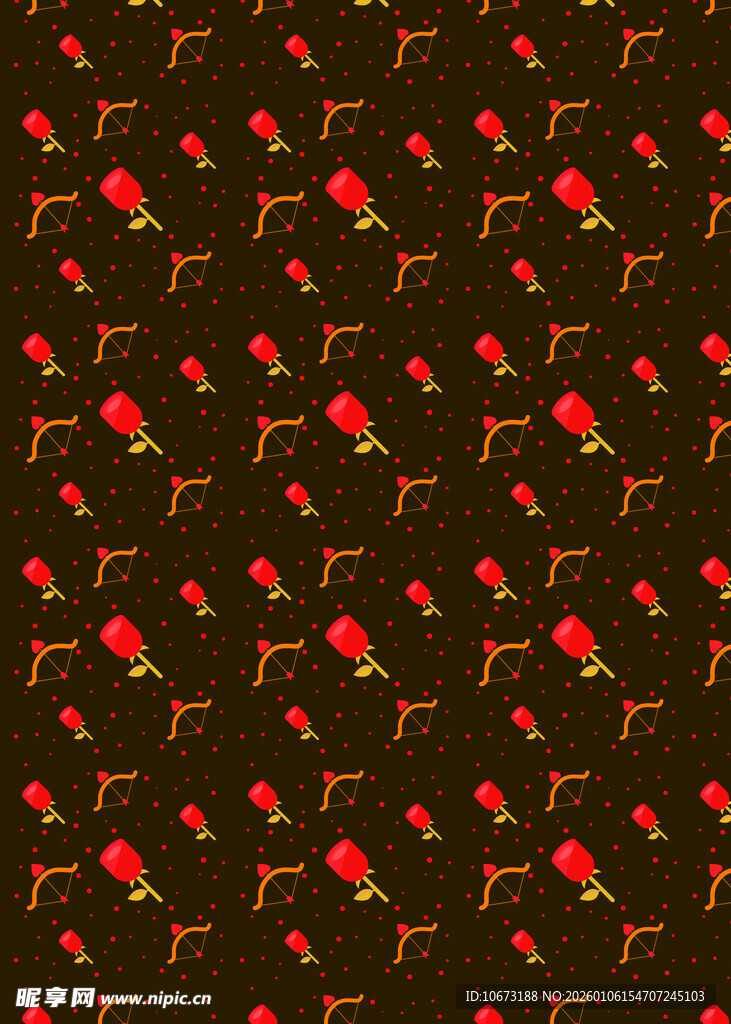 红鹿图案深色背景纹理